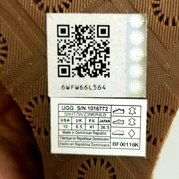 UGG Reagan Peep Toe Suede Jute Platform Espadrille Wedge Tan Brown Sandals, 10 - Picture 10 of 10